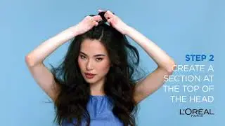 Next Canada's Sadie in the new Stylista Beachwaves spray by L&rsquo;Or&eacute;al Paris