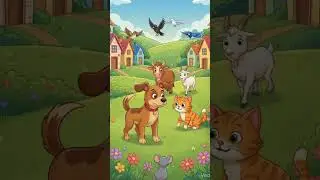 🐶😢 Dog Falls Sick, Friends Save Him ❤️ | Cute Animal Cartoon Story in Malayalam