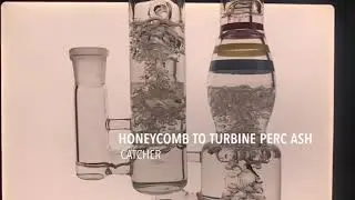 Ash Catcher Honeycomb to Turbine Percolator - Puffing Bird Gear Intro/Review