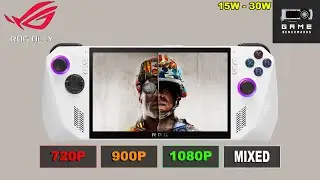 ROG ALLY | COD Black Ops Cold War Performance Review | Benchmark 1080P, 900P, 720P 2024