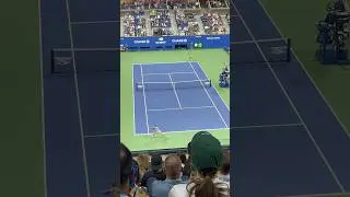 EPIC Coco Gauff / Karolina Muchova point 🔥 #tennis #shorts