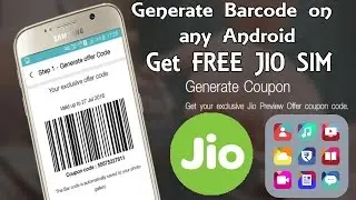 [Hindi] How to Generate Bar Code for JIO 4G Sim after 5th September | Regenerate after code expiry
