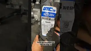 Vario upsize ban pakai irc 100/90 ring 14😍 #gantiban #banmotor #irctire #vario #vario125 #vario150
