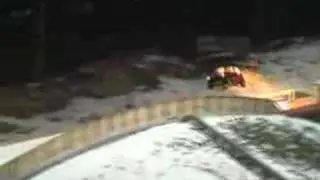 Car ski jump