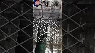 Heavy duty diamond decorative fencing panels expanded metal mesh for exterior railing#factory #sheet