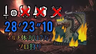 【MHWI】ミラボレアス マルチ体力(17万) 片手剣 ソロ【Fatalis/SnS】