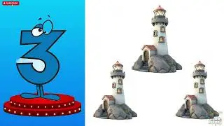 Happy Numbers Adventure 😊🔢 | 1 to 10 Counting for Kids4️⃣ #kidslearning #nurseryrhymes #trending