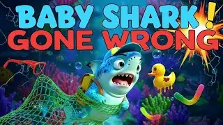 Baby Shark Gone Wrong 🦈😂 | Funny Twisted Cartoon Parody | Family Comedy Animation