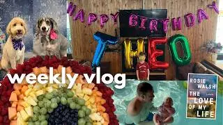 cute kids, cute dogs, and a birthday party! || WEEKLY READING VLOG #23