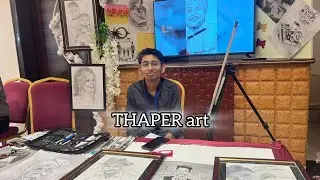  My Art exhibition 🔥 || full video || people reaction.