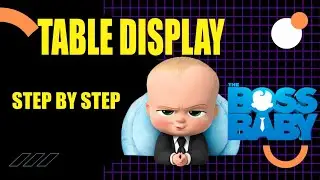 HOW TO MAKE PLASTIFIED TABLE DISPLAY
