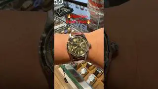 #hamiltonwatch Khaki Field 38mm Green