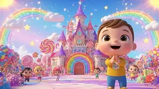 Candy Castle Adventure! 🍬 | Magical Sweet Rhyme for Kids | 1-Minute Learning Song