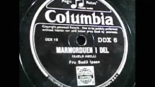Marmorduen 1+2. Bodil Ipsen. Juleplade p&aring; 78'Omdr. Copenhagen 1935