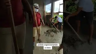 patr&atilde;o inspecionando a obra
