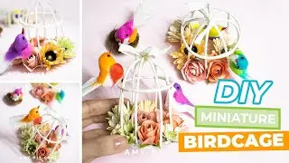 Get Beautiful Handmade Gifts for Your Birthday - DIY Bird Cage Paper Craft