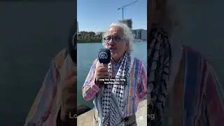Songwriter of 'Leve Palestina' song George Totari performs his world-famous song for Anadolu Agency