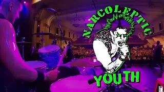 PUNK DRUM CAM - Chris Von Wolf (Narcoleptic Youth) Visions of a Gun Live @ TSOL Dance With Me Ball