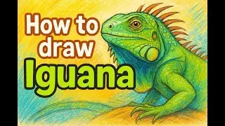 How To Draw Iguana!