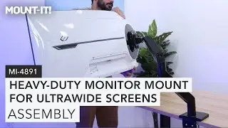 Heavy-Duty Monitor Mount for Ultrawide Screens | MI-4891 (Assembly)