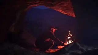 Overnight: Bushcraft trip in a cave with bats on the ceiling, cooking, hiking etc.