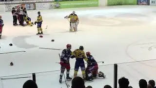 VER Selb vs. Tilburg Trappers Schl&auml;gerei