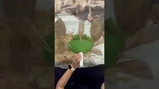 Makings of our giant organza sunflower template #giantflowers #organzaflower #standingflower