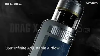 Original VOOPOO 80W DRAG S Pro Mod KIT 5.5ml TPP X Pod Tank   Electronic cigarettes