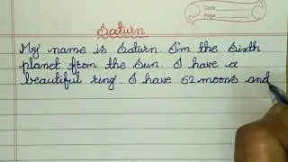Saturn Essay in English
