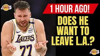 EXPLOSIVE WAR BETWEEN LUKA DONCIC AND THE COACH! LOS ANGELES LAKERS NEWS!