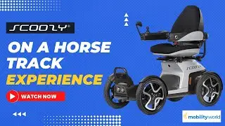 Mobility World Ltd UK - Scoozy Experience - On A Horse Track