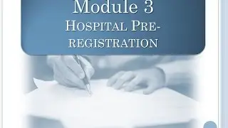 Workplace Violent Incident Online Reporting System - Module 3 Hospital Pre-Registration