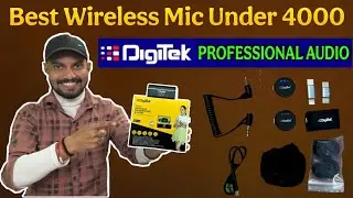 Best Wireless Mic For YouTube Video Digitek DMW 116 | digitek 2-in-1 wireless microphone unboxing |