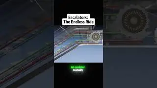 Escalators:The Endless Ride#science #knowledge #usa🇺🇸