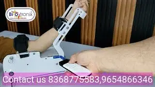 elbow recovery with the advanced Biotronix Digital Elbow CPM Device Physio