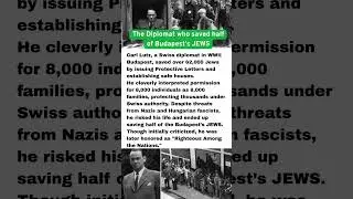 The Diplomat who saved half of Budapest's Jews #ww2 #didyouknow #facts #hitler #history #swiss