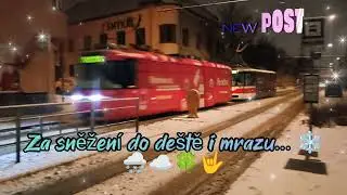Rychl&aacute; změna, ze sněhu do de&scaron;tě 🌨️🌧️🤟