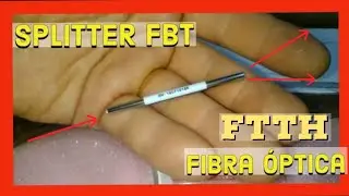 ✅ DIVISOR DE FIBRA OPTICA - SPLITTER FBT el interior del FTTH  [Laboratorio]💥
