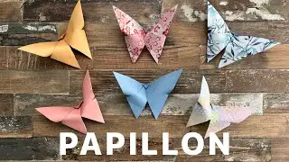 Origami Papillon 🦋 Comment faire un Papillon en papier (Tr&egrave;s Facile) #tutorial