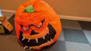 Gemmy 2007 AirBlown 6ft. Angry Pumpkin Unboxing/Review!