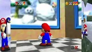 Lucy's attempt for a star in Mario 64 @LUvvUcy 
