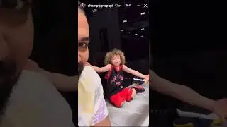This moment between Drake and his son 😂👏 (via champagnepapi/IG) #shorts