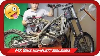 MX Tutorial - Motocross Bike KTM SX-F 250 komplett zerlegen!