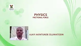 SS3 TV LESSONS PHYSICS: FRICTIONAL FORCE