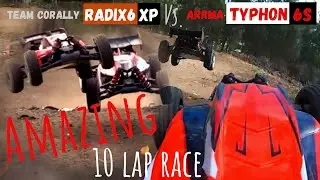 TYPHON 6s vs  RADIX6 XP | Team Corally vs Arrma | INCREDIBLE RC RACE | best 1/8 rc buggy | @IDORC