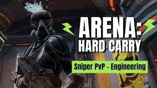 Arena PvP - Hard Carry Leads to 1v1 - SWTOR (Makeb Mesa Arena) | Sniper - Engineering - PvP 7.6
