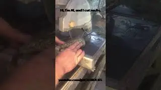 #4k Part 1: GREEN Granite from near Index, WA! #rock   💎🪚⛏️#rockhounding #rednecklapidary