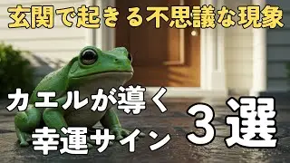【超開運】玄関先のカエルは&ldquo;神様の使い&rdquo;!? 幸運を逃さない3つの習慣とは？