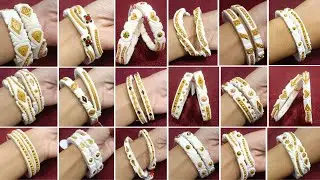 Notun 1.5 Gram Theke Gold Sankha Badhano Collection || DURGA PUJA SPECIAL SAKHA BADHANO COLLECTION