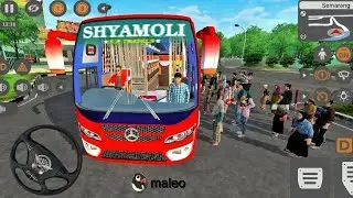 শ্যামলী পুরাই আগুন 🔥😎 bus simulator Bangladesh gameplay || bus simulator indonesia android game 